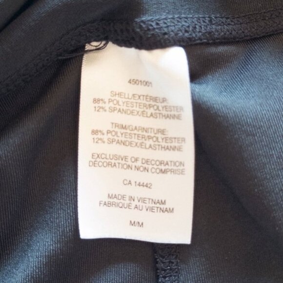 Mondetta Women's High Waist Active Legging Black Workout Tights Size Medium - Picture 10 of 10